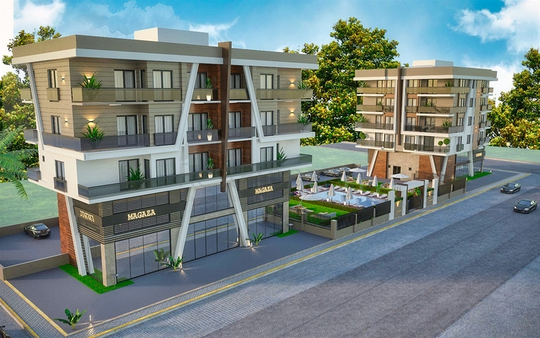 شقق 2+1 في كيبيز-منطقة أنطاليا 