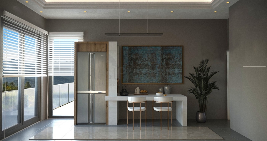 شقق 2+1 في كيبيز-منطقة أنطاليا 