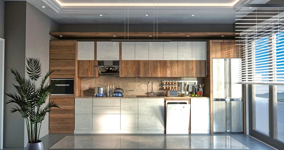 شقق 2+1 في كيبيز-منطقة أنطاليا 