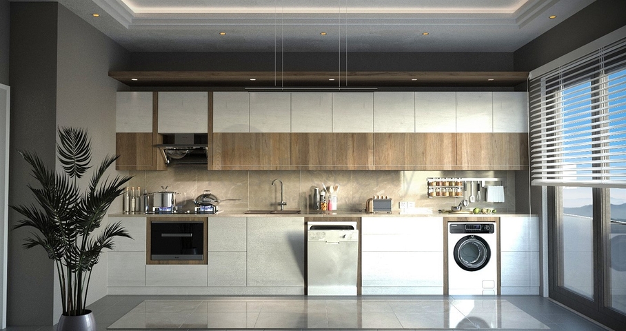 شقق 2+1 في كيبيز-منطقة أنطاليا 