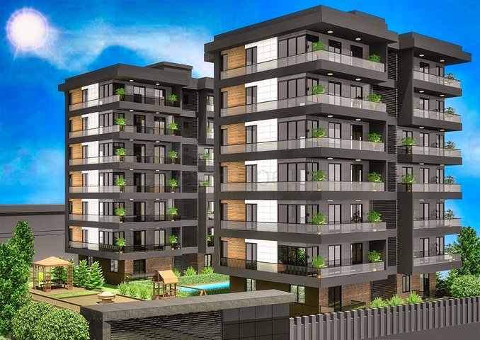 شقق 3+1 في كيبيز-منطقة أنطاليا 