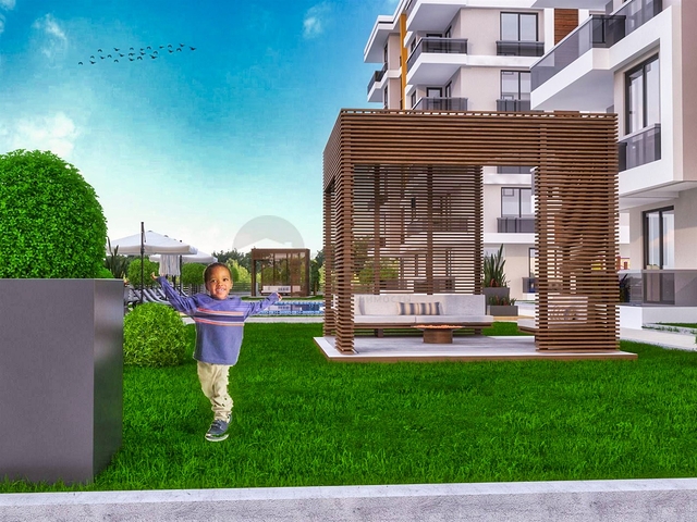 شقق 3+1 في كيبيز-منطقة أنطاليا 