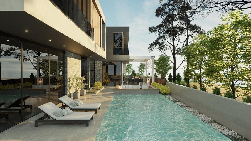 فيلا فاخرة جديدة 5+1 في دوشيمالتي-منطقة أنطاليا