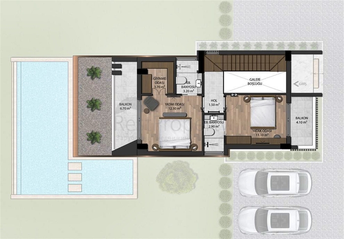 فلل 3+1 في منطقة كيمير - أنطاليا المرموقة 
