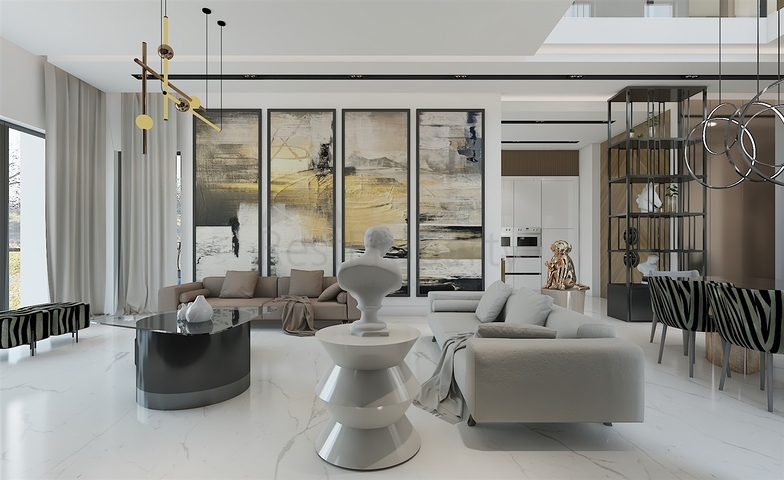 مجمع فلل 4 + 1 في منطقة ديشيميالتي-أنطاليا