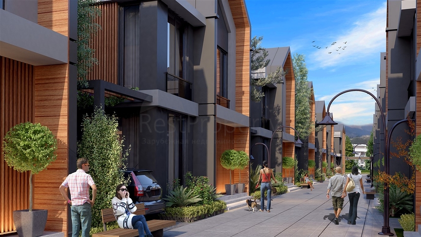 مجمع فلل 4 + 1 في منطقة ديشيميالتي-أنطاليا