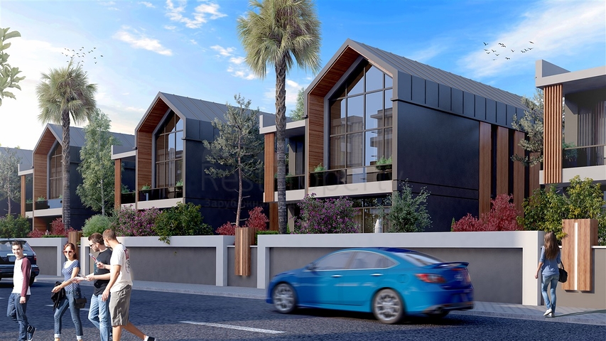 مجمع فلل 4 + 1 في منطقة ديشيميالتي-أنطاليا