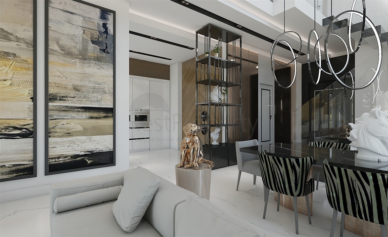 مجمع فلل 4 + 1 في منطقة ديشيميالتي-أنطاليا