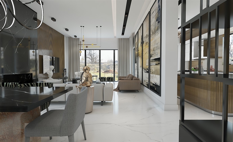 مجمع فلل 4 + 1 في منطقة ديشيميالتي-أنطاليا