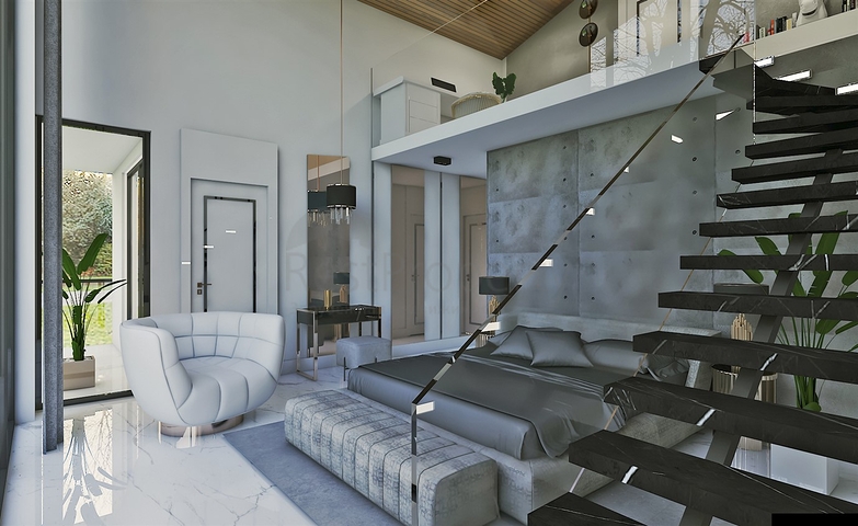 مجمع فلل 4 + 1 في منطقة ديشيميالتي-أنطاليا