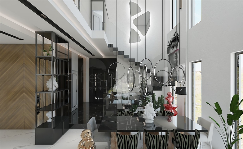 مجمع فلل 4 + 1 في منطقة ديشيميالتي-أنطاليا