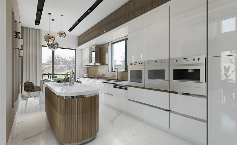 مجمع فلل 4 + 1 في منطقة ديشيميالتي-أنطاليا