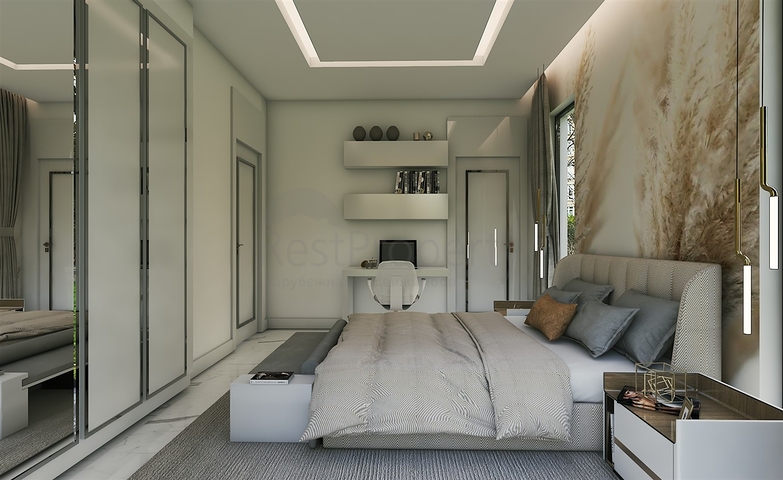 مجمع فلل 4 + 1 في منطقة ديشيميالتي-أنطاليا