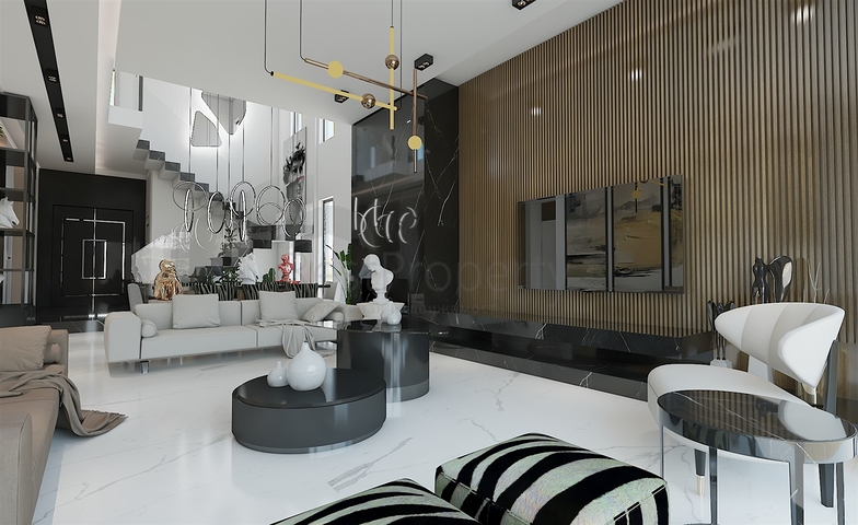 مجمع فلل 4 + 1 في منطقة ديشيميالتي-أنطاليا