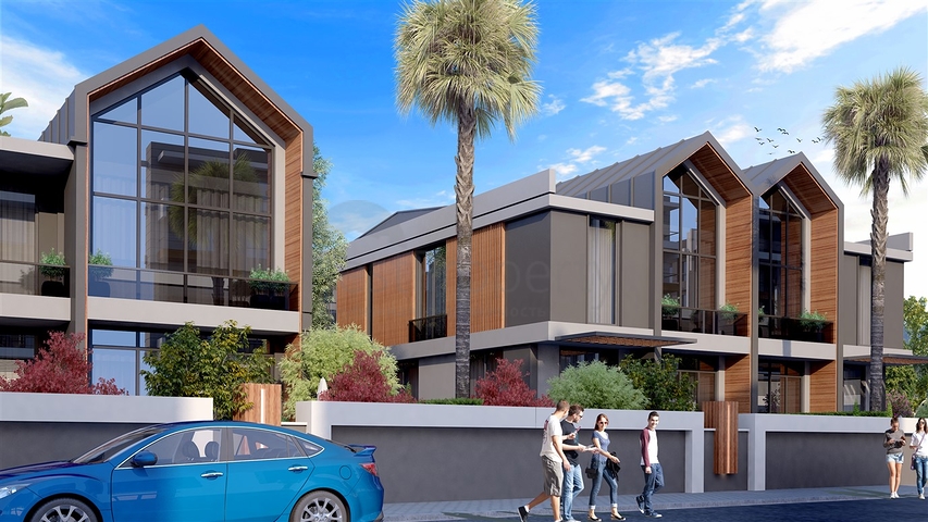 مجمع فلل 4 + 1 في منطقة ديشيميالتي-أنطاليا