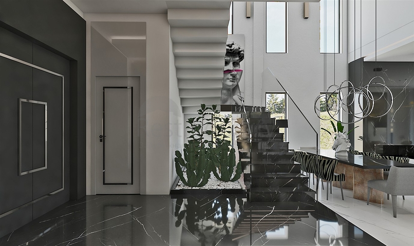 مجمع فلل 4 + 1 في منطقة ديشيميالتي-أنطاليا