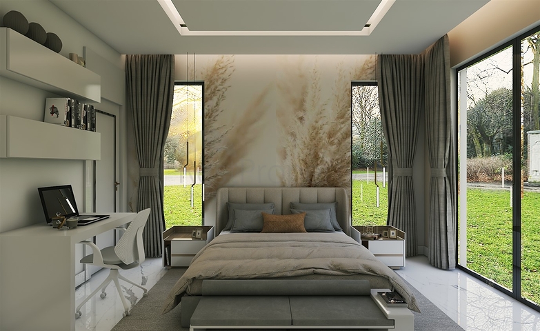 مجمع فلل 4 + 1 في منطقة ديشيميالتي-أنطاليا