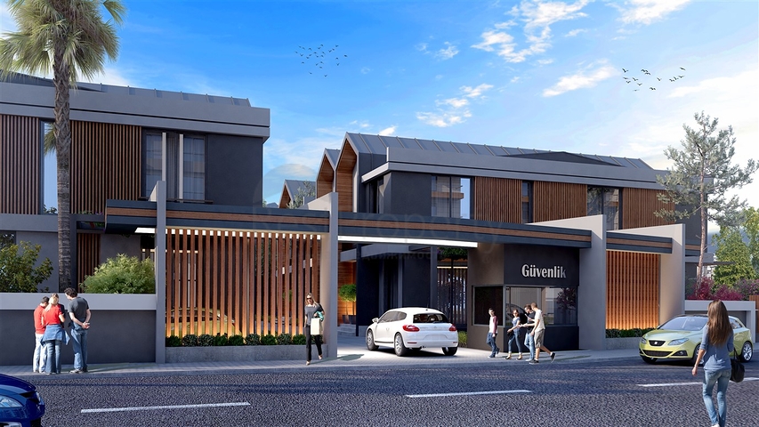 مجمع فلل 4 + 1 في منطقة ديشيميالتي-أنطاليا