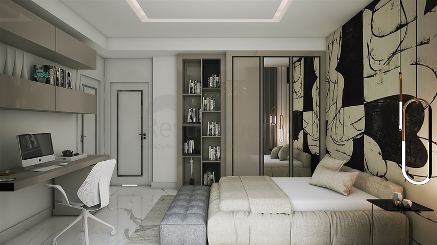 مجمع فلل 4 + 1 في منطقة ديشيميالتي-أنطاليا