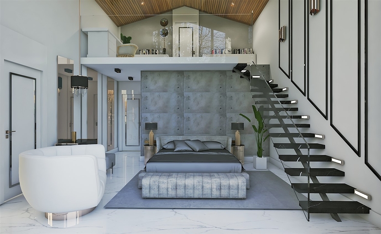 مجمع فلل 4 + 1 في منطقة ديشيميالتي-أنطاليا