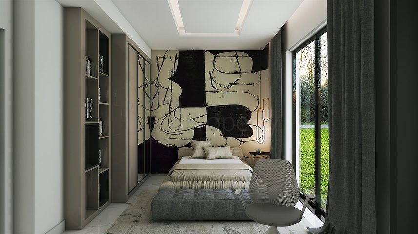 مجمع فلل 4 + 1 في منطقة ديشيميالتي-أنطاليا