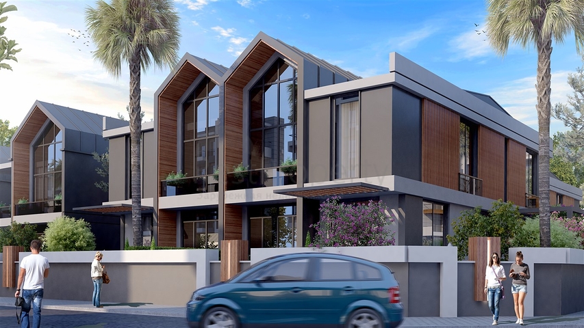 مجمع فلل 4 + 1 في منطقة ديشيميالتي-أنطاليا