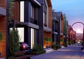 مجمع فلل 4 + 1 في منطقة ديشيميالتي-أنطاليا