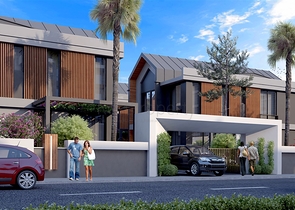 مجمع فلل 4 + 1 في منطقة ديشيميالتي-أنطاليا