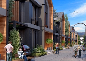 مجمع فلل 4 + 1 في منطقة ديشيميالتي-أنطاليا