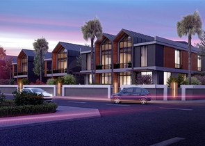 مجمع فلل 4 + 1 في منطقة ديشيميالتي-أنطاليا