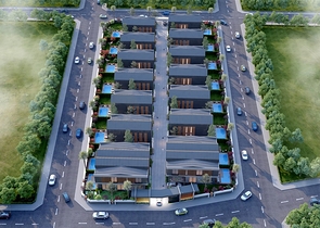 مجمع فلل 4 + 1 في منطقة ديشيميالتي-أنطاليا