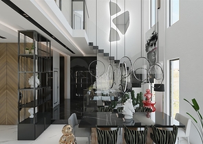 مجمع فلل 4 + 1 في منطقة ديشيميالتي-أنطاليا