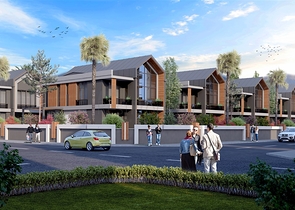 مجمع فلل 4 + 1 في منطقة ديشيميالتي-أنطاليا