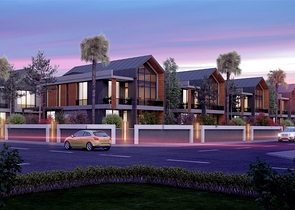 مجمع فلل 4 + 1 في منطقة ديشيميالتي-أنطاليا