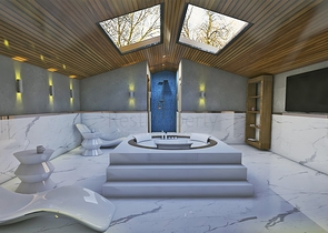 مجمع فلل 4 + 1 في منطقة ديشيميالتي-أنطاليا