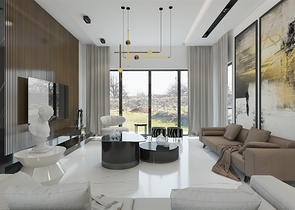 مجمع فلل 4 + 1 في منطقة ديشيميالتي-أنطاليا