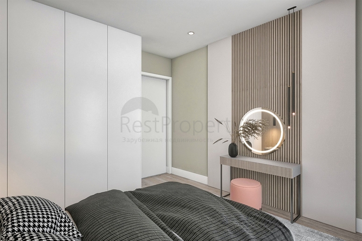 فيلا مريحة 4 + 1 في منطقة دوشيميالتي-أنطاليا 