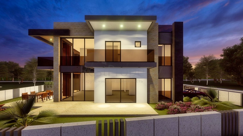 فيلا مريحة 4 + 1 في منطقة دوشيميالتي-أنطاليا 