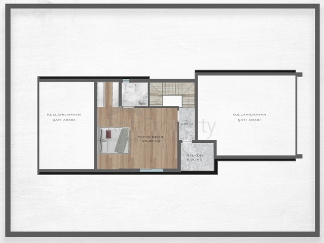 فلل مخطط طابق 4 + 2 و 6 + 2 في منطقة دوشيمالتي-أنطاليا 