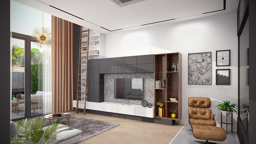 فيلا من ثلاثة طوابق 5+1 في دوشيميالتي-منطقة أنطاليا 