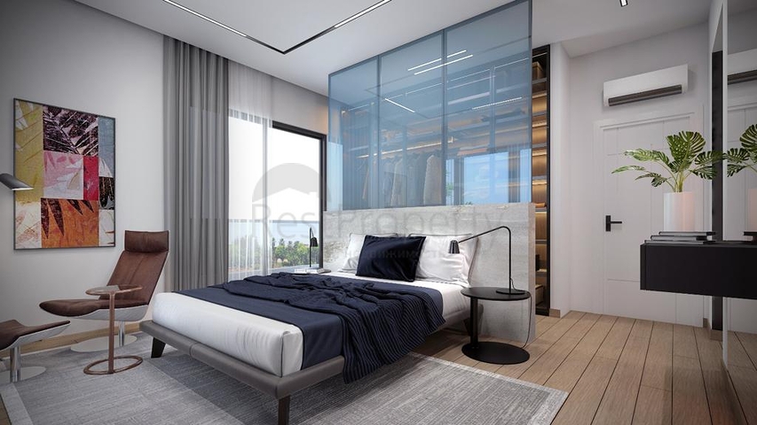 فيلا من ثلاثة طوابق 5+1 في دوشيميالتي-منطقة أنطاليا 