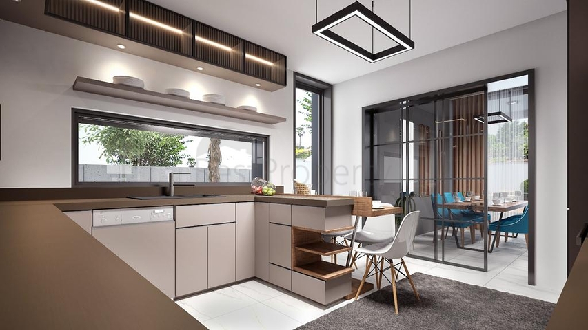 فيلا من ثلاثة طوابق 5+1 في دوشيميالتي-منطقة أنطاليا 