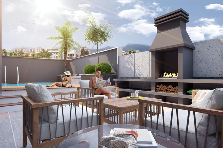 فيلا من ثلاثة طوابق 5+1 في دوشيميالتي-منطقة أنطاليا 