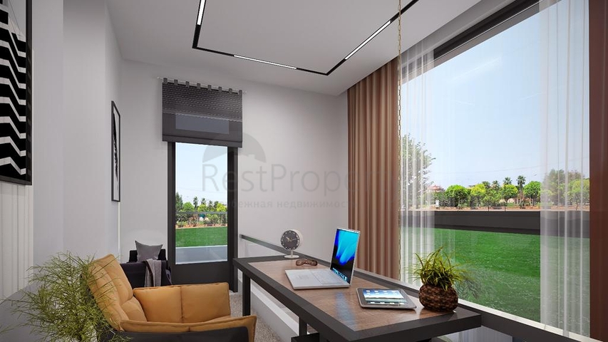 فيلا من ثلاثة طوابق 5+1 في دوشيميالتي-منطقة أنطاليا 