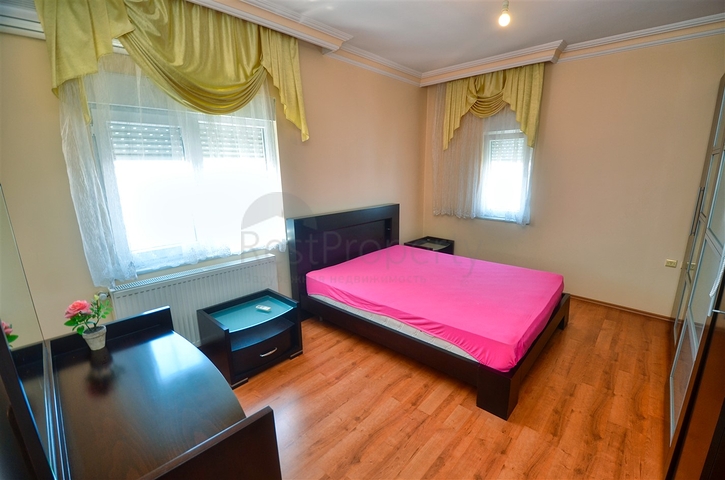 تخطيط شقة 5 + 2 في منطقة يسلبهجة - أنطاليا 