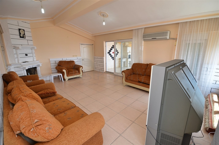 تخطيط شقة 5 + 2 في منطقة يسلبهجة - أنطاليا 