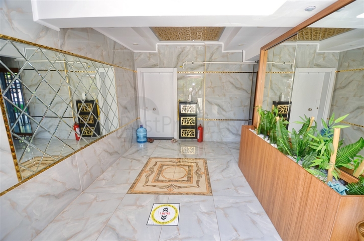 تخطيط شقة 5 + 2 في منطقة يسلبهجة - أنطاليا 