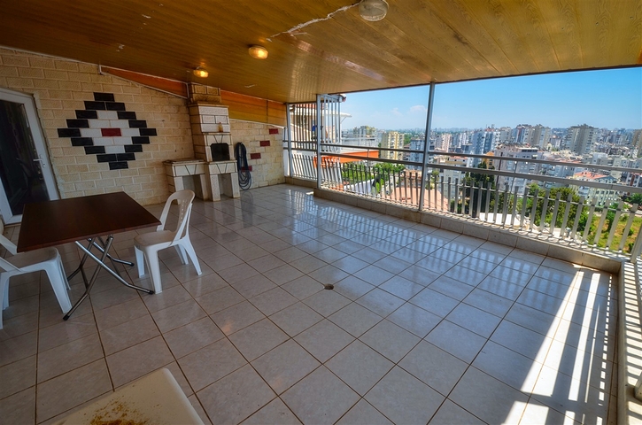 تخطيط شقة 5 + 2 في منطقة يسلبهجة - أنطاليا 