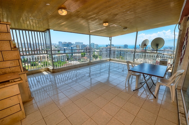 تخطيط شقة 5 + 2 في منطقة يسلبهجة - أنطاليا 