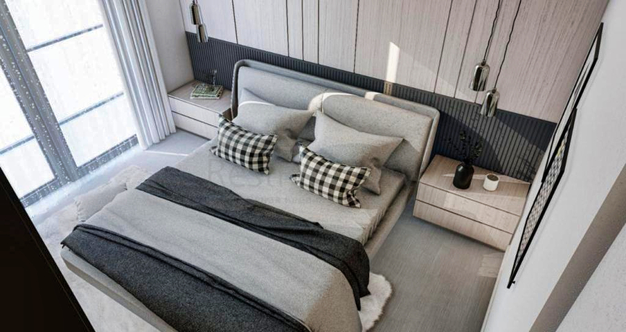 الفيلا تبعد 900 متر عن البحر و 600 متر عن بيليك